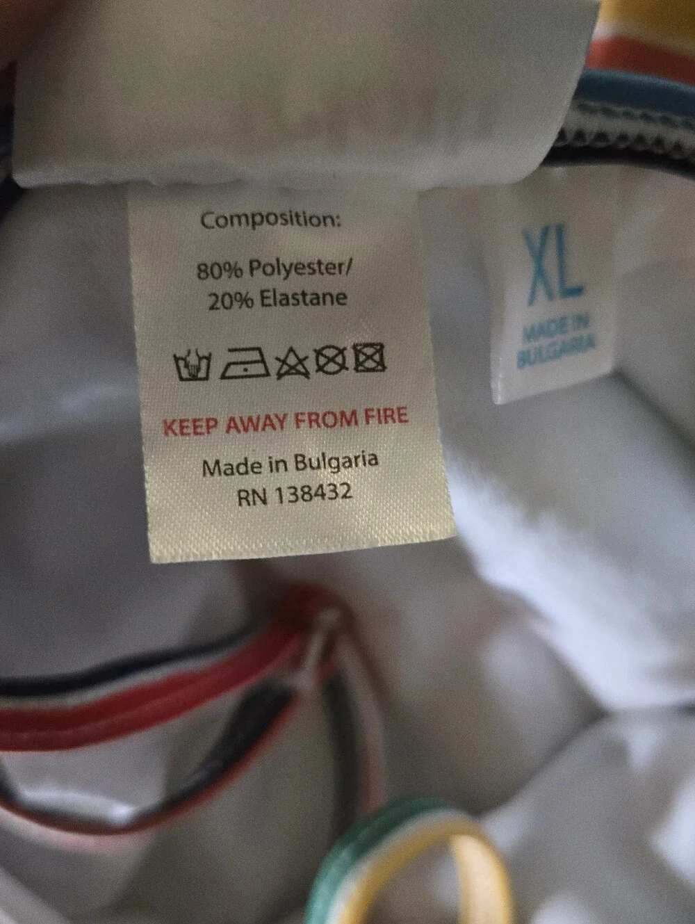 Modcloth The Pippa One-Piece Swimsuit size XL rainbow